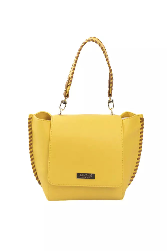 Baldinini Trend Yellow Polyurethane Women's Shoulder Bag